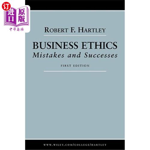 海外直订Business Ethics: Mistakes and Successes 商业道德:错误与成功