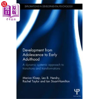 海外直订Development from Adolescence to Early Adulthood: A Dynamic Systemic Approach to  从青春期到成年早期的发展：