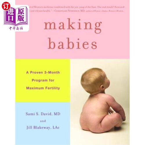 海外直订医药图书Making Babies: A Proven 3-Month Program for Maximum Fertility 生孩子：一个经过验证的3个月计划，最大