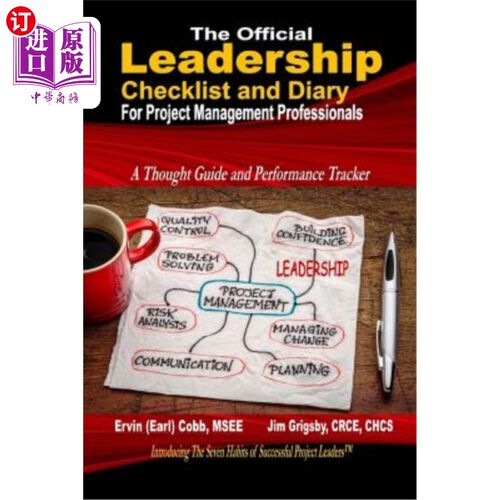 海外直订The Official Leadership Checklist and Diary for Project Management Professionals 项目管理专业人员的官方领导