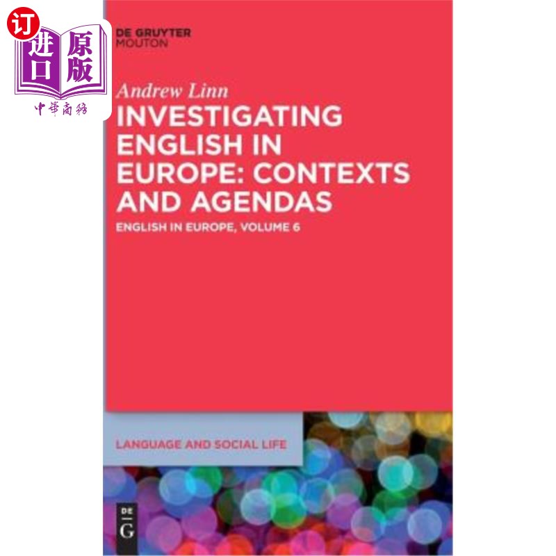 海外直订Investigating English in Europe: Contexts and Agendas 欧洲英语调查：背景与议程