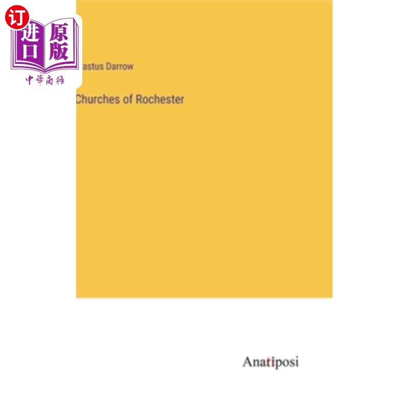 海外直订Churches of Rochester 罗切斯特教堂