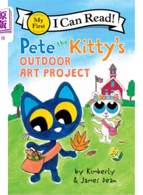 海外直订Pete the Kitty's Outdoor Art Project 皮特猫的户外艺术项目