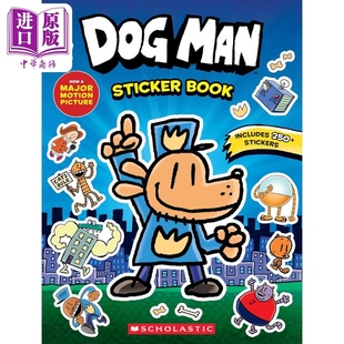 超200張貼紙 Movie Sticker the 英文原版 中商原版 兒童貼紙書 Man Book Official Dog 神探狗狗官方貼紙活動書 Activity