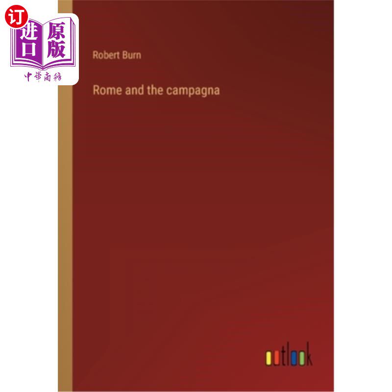 海外直订Rome and the campagna 罗马和平原