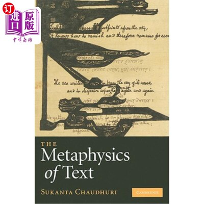 海外直订The Metaphysics of Text 《文本的形而上学