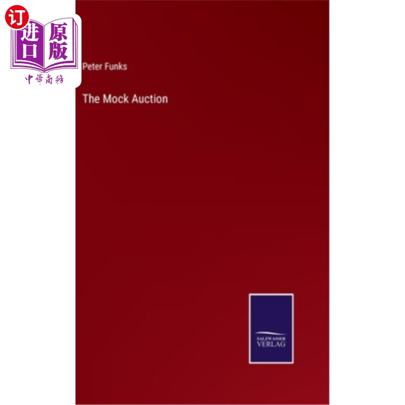 海外直订The Mock Auction 模拟拍卖 书籍/杂志/报纸 文学类原版书 原图主图