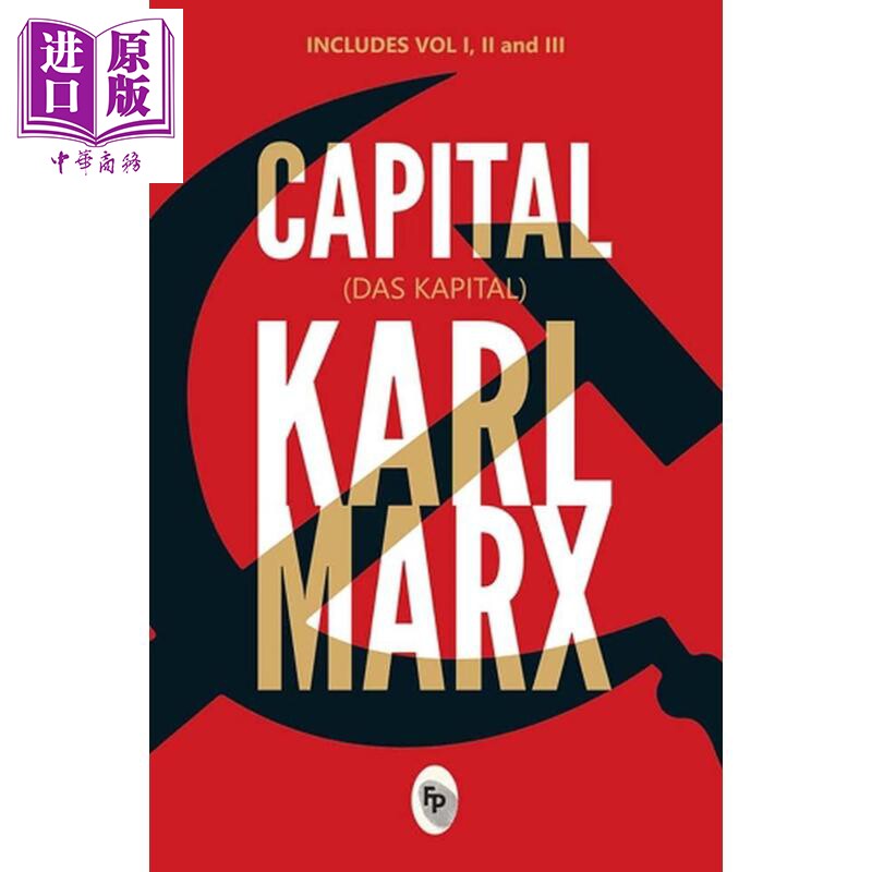 资本论1-3合集 Capital Das Capital Includes Vol.1,2,3 英文原版 Karl Marx 马克思 经典经济学著作【中商原版】
