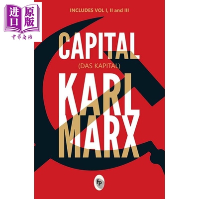 资本论1-3合集 Capital Das Capital Includes Vol.1,2,3 英文原版 Karl Marx 马克思 经典经济学著作【中商原版】
