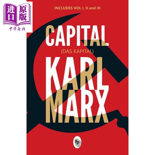 资本论1-3合集 Capital Das Capital Includes Vol.1,2,3 英文原版 Karl Marx 马克思 经典经济学著作【中商原版】