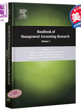 现货 Handbook of Management Accounting Research 英文原版 管理会计研究手册 第1版 Christopher Chapman【中商原版】