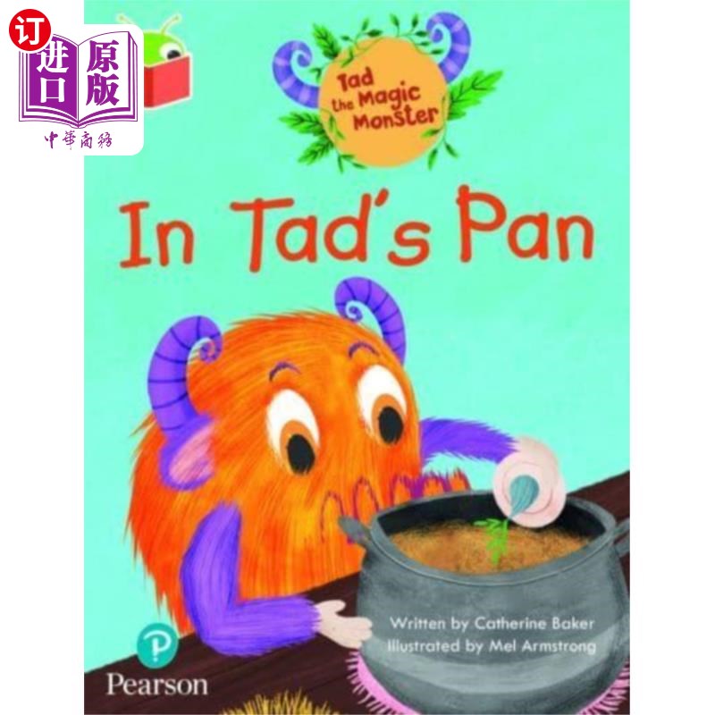 海外直订Bug Club Independent Phase 2 Unit 1-2: Tad the M... 虫子俱乐部独立第二阶段第1-2单元:魔法怪物泰德:在泰德的锅