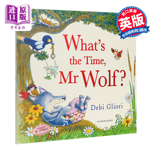 What's the Time, Mr Wolf 老狼老狼几点了 儿童亲子故事读物睡前阅读 平装 英文原版【中商原版】