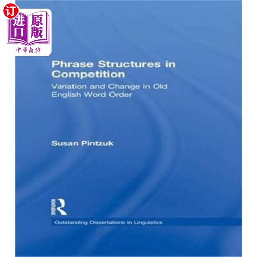 海外直订Phrase Structures in Competition 竞争中的短语结构