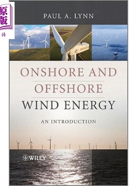 现货 陆上和海上风能 概论 Onshore And Offshore Wind Energy An Introduction 英文原版 Paul Lynn【中商原版】wiley