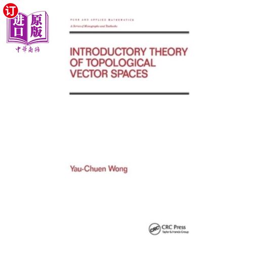 海外直订Introductory Theory of Topological Vector Spates 拓扑向量空间的导论