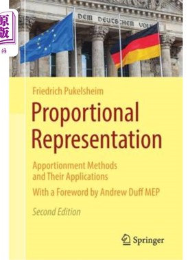 海外直订Proportional Representation: Apportionment Methods and Their Applications 比例代表制:分配方法及其应用