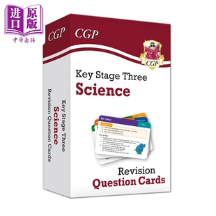 科学修订问题卡KS3 中商原版 中学教辅 CGP教辅 KS3 英文原版 Revision Science 参考工具书 英国原版 Question 进口 Cards