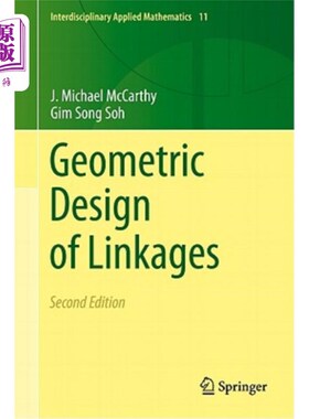 海外直订Geometric Design of Linkages 连杆机构几何设计