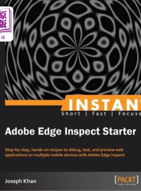 海外直订Instant Adobe Edge Inspect Starter 即时Adobe边缘检查启动器