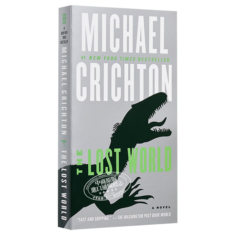 預(yù)售 失落的世界 英文原版 The Lost World Jurassic Park 2 侏羅紀(jì)公園2 邁克爾·克萊頓 MichaelCrichton 恐龍 豆瓣高分【中商原