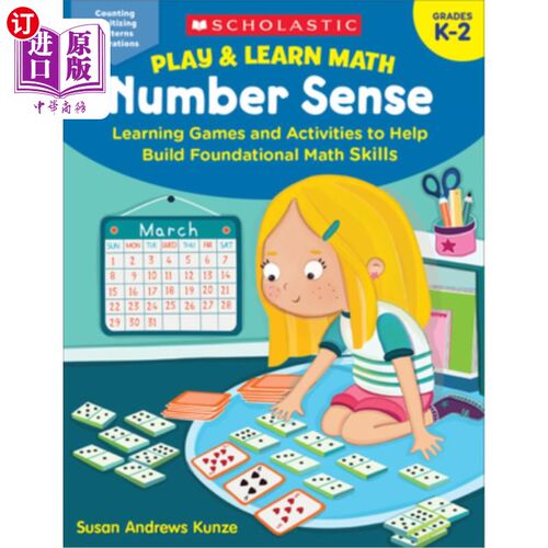 海外直订Play & Learn Math: Number Sense: Learning Games and Activities to Help Build Fou 玩和学数学：数字感：学习游