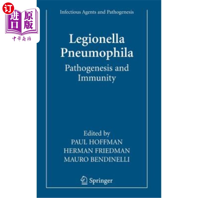 海外直订Legionella Pneumophila: Pathogenesis and Immunity 嗜肺军团菌：发病机制和免疫