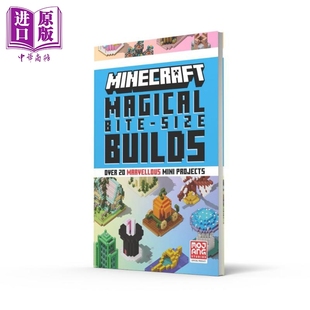 休闲游戏 魔法迷你建筑 Size Bite 预售 英文原版 世界 游戏建筑 我 Magical Mojang 中商原版 Builds Minecraft