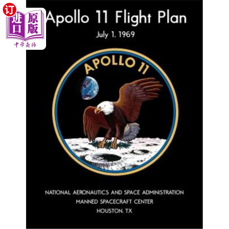 海外直订Apollo 11 Flight Plan: Black and white edition阿波罗11号飞行计划：黑白版