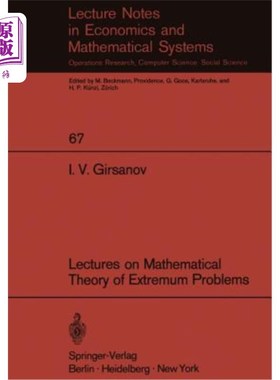 海外直订Lectures on Mathematical Theory of Extremum Problems 极值问题数学理论讲座