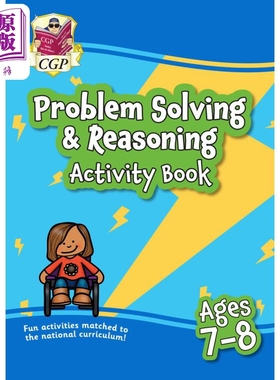 预售 7-8岁的新问题解决与推理数学活动手册非常适合家庭学习New Problem Solving & Reasoning Maths Activity Book【中商原版】