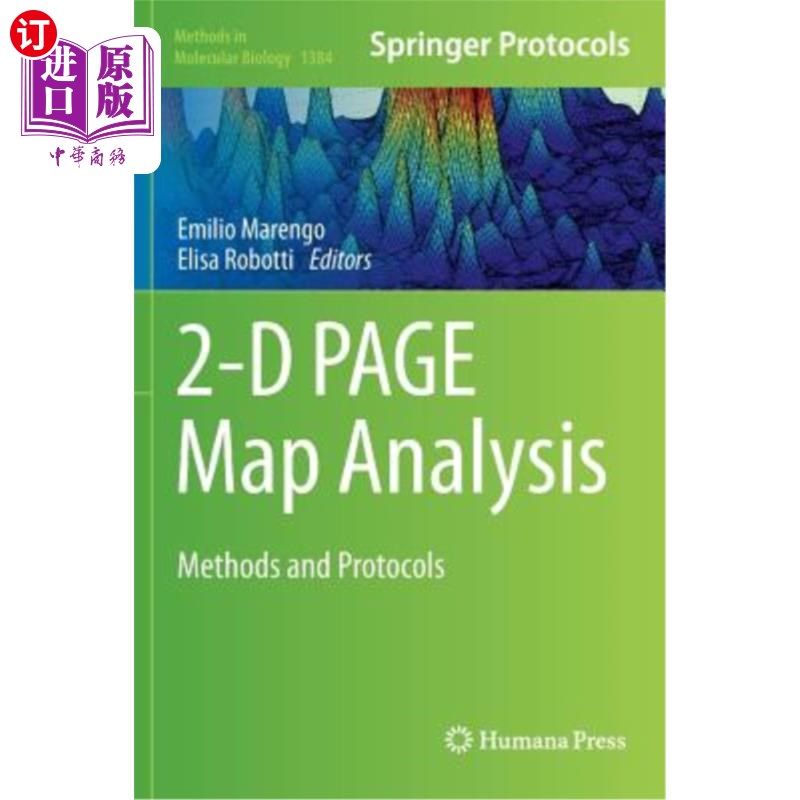 海外直订2-D Page Map Analysis: Methods and Protocols 二维页面地图分析：方法和协议
