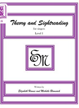 海外直订Theory and Sightreading for Singers: Level 1 歌手理论与感叹：1级