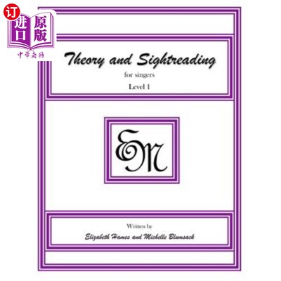 海外直订Theory and Sightreading for Singers: Level 1 歌手理论与感叹：1级