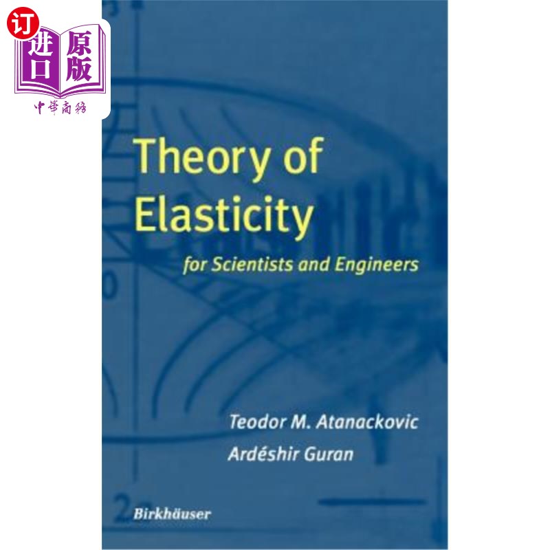 海外直订Theory of Elasticity for Scientists and Engineers 科学家和工程师的弹性理论