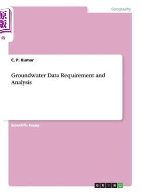 海外直订Groundwater Data Requirement and Analysis 地下水数据需求与分析