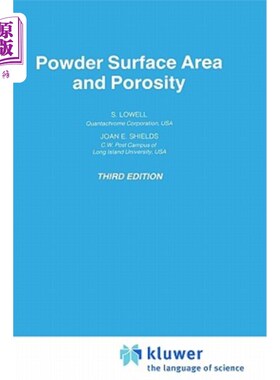 海外直订Powder Surface Area and Porosity 粉末表面积和孔隙率