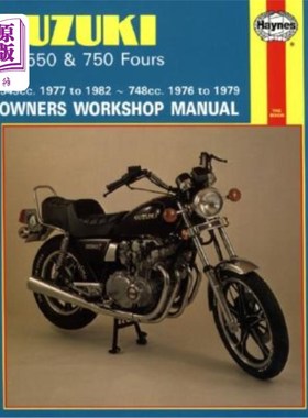 海外直订Suzuki Gs550 and Gs750 Fours Owners Workshop Manual, No. M363: '76-'82 铃木Gs550和Gs750 Fours车主维修手册