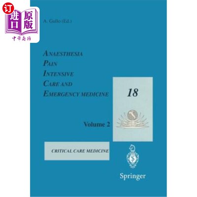 海外直订医药图书Anaesthesia, Pain, Intensive Care and Emergency Medicine -- A.P.I.C.E.: Proceedi 麻醉、疼痛、重症监