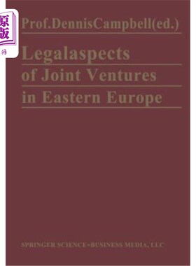 海外直订Legal Aspects of Joint Ventures in Eastern Europe 东欧合资企业的法律问题