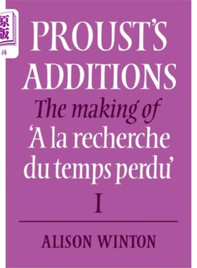 海外直订Proust's Additions 普鲁斯特的添加