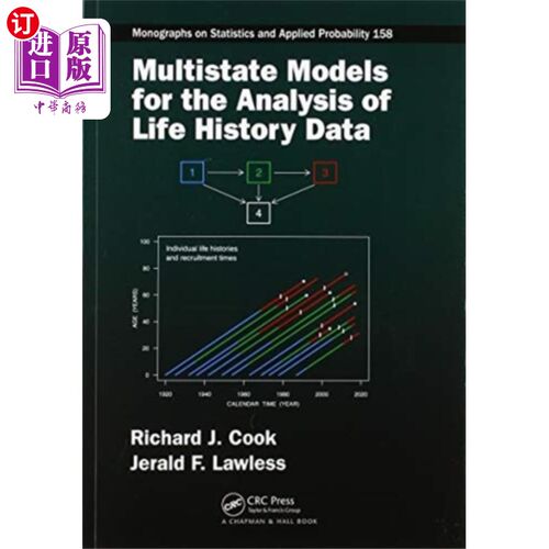 海外直订Multistate Models for the Analysis of Life Histo... 生活史数据分析的多状态模型