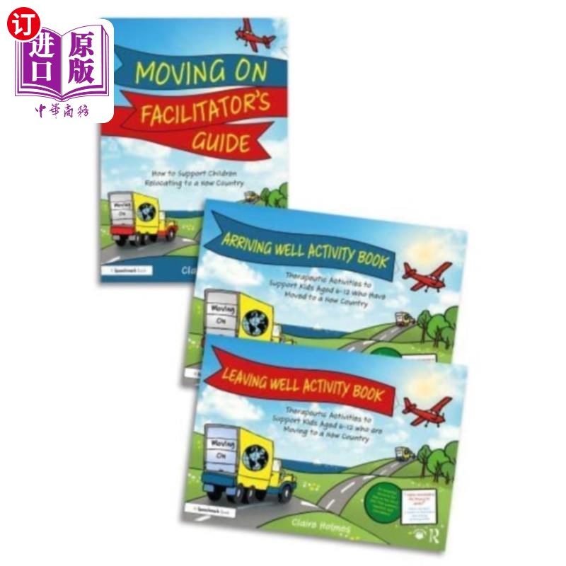 海外直订Moving On: Activity Books and Guide to Support C... 继续前进:支持儿童移居新国家的活动书籍和指南