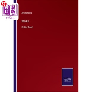 图书 海外直订德语 Band Dritter Werke