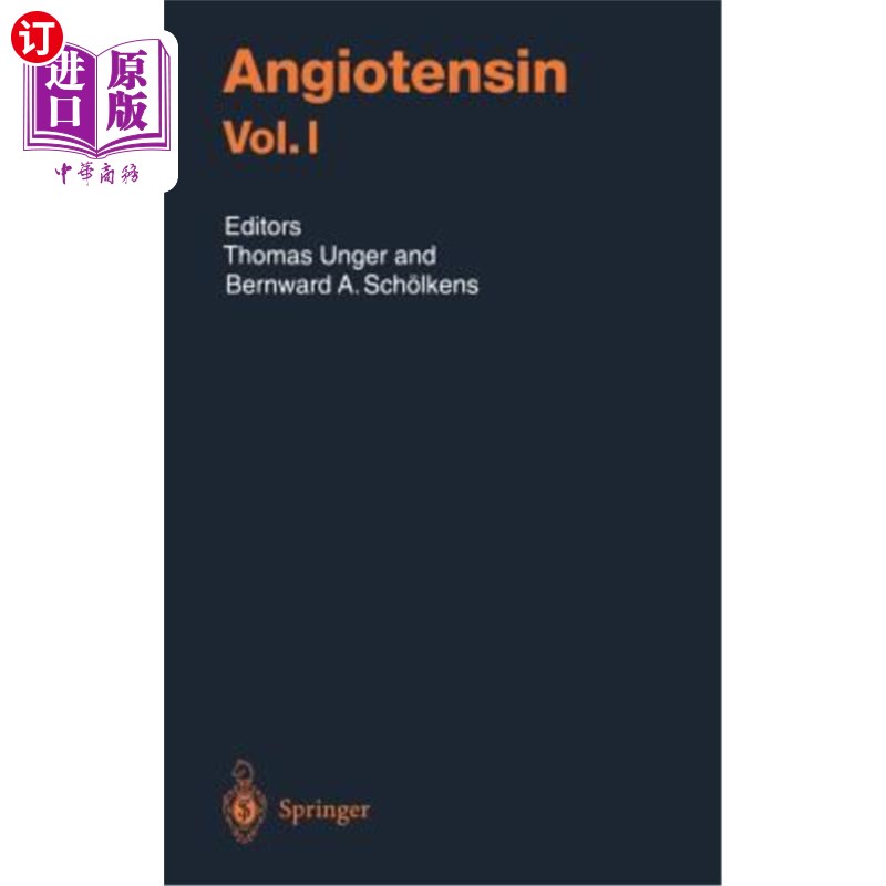 海外直订Angiotensin Vol. I 血管紧张素第一卷