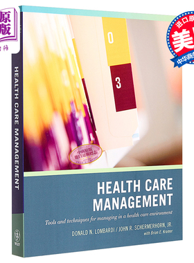 现货 Wiley Pathways Healthcare Management 卫生保健管理【中商原版】Donald Lombardi