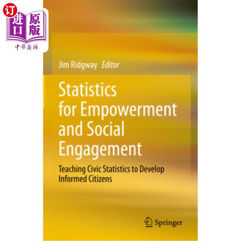 海外直订Statistics for Empowerment and Social Engagement: Teaching Civic Statistics to D 赋权和社会参与的统计:教授