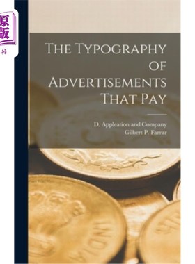 海外直订The Typography of Advertisements That Pay 付费广告的版式