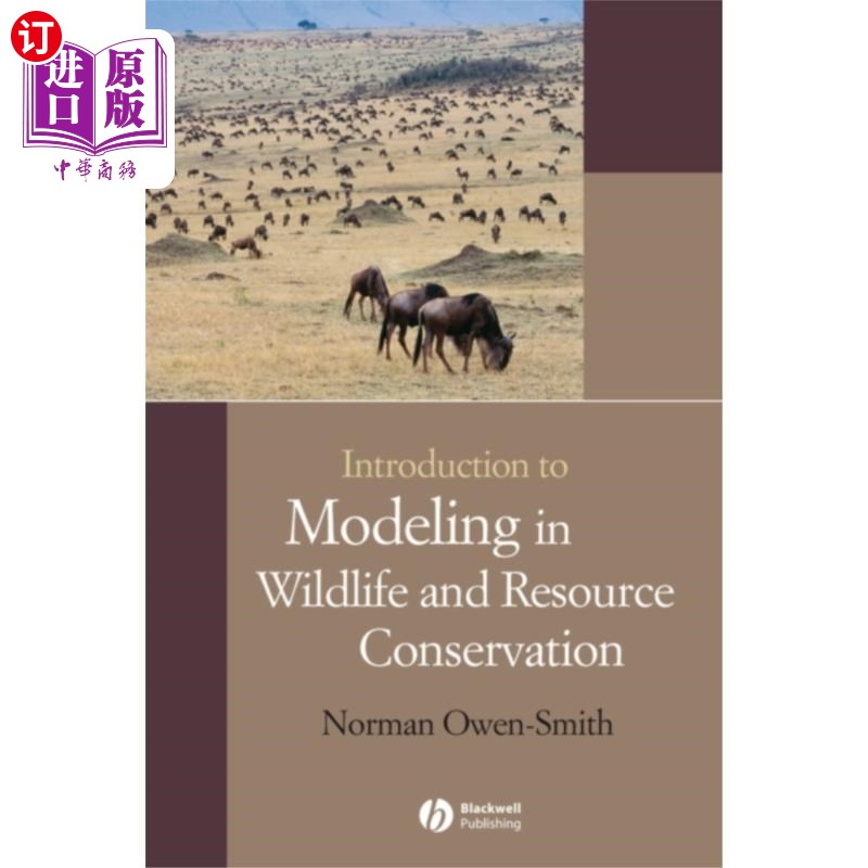 海外直订Introduction to Modeling in Wildlife and Resourc... 野生动物和资源保护建模入门+CD