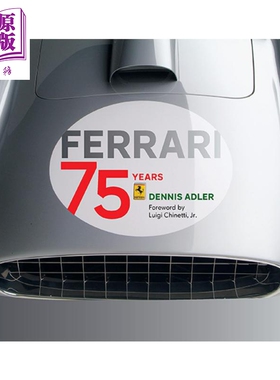 Ferrari: 75 Years 进口艺术 法拉利的75周年 汽车品牌发展历史展示摄影画册【中商原版】